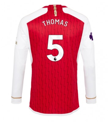 Arsenal Thomas Partey #5 Koszulka Podstawowych 2023-24 Długi Rękaw
